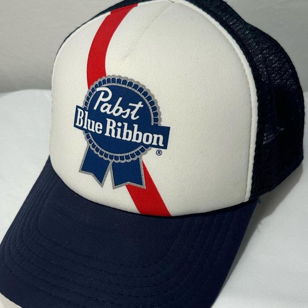 Vintage pabst blue ribbon trucker